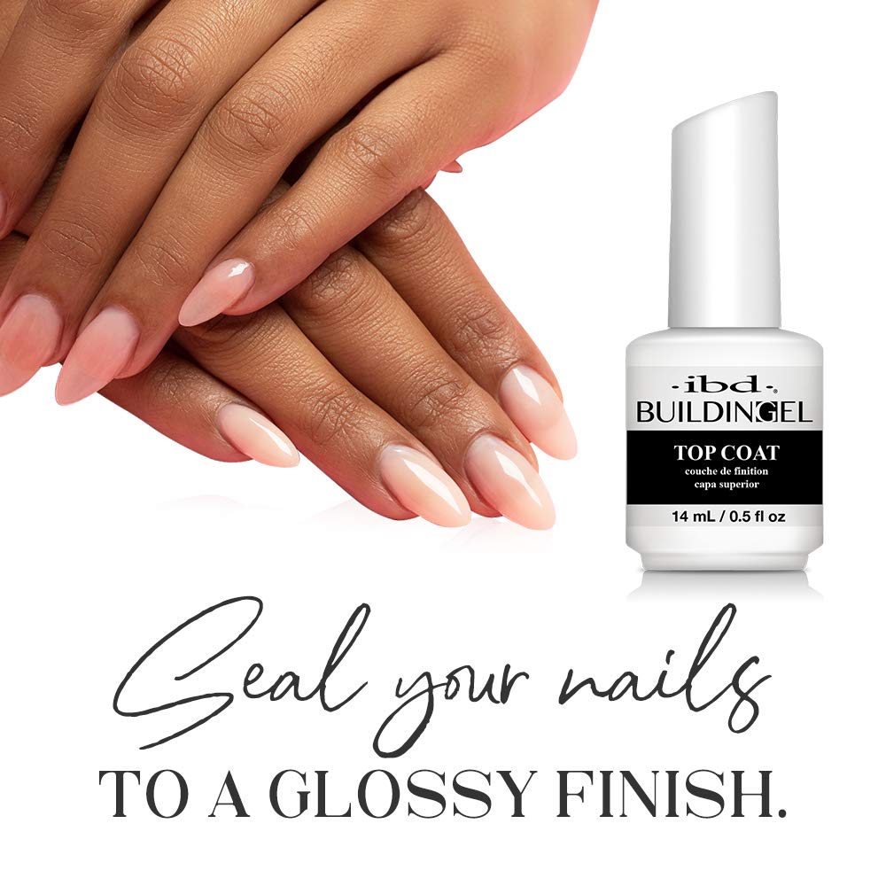 IBD Building Gel, Hard Gel Nail Extension, Soak-Off UV/LED Finish, Nail Strengthener Polish, Top Coat 0.5 fl oz Beauty & Personal Care IBD