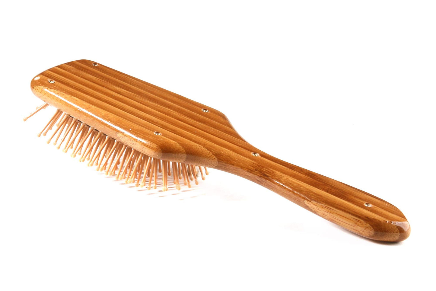 Bass Brushes | Style & Detangle Hair Brush | Professional Grade Nylon Pin | Pure Bamboo Handle | Small Paddle | Solid Finish | Mode SPB - DB, Assorted Beauty & Personal Care Bass