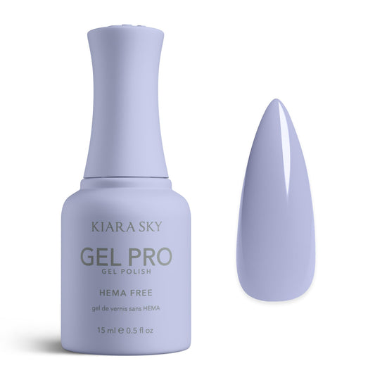 KIARA SKY Gel Pro HEMA-Free Gel Nail Polish | Full Coverage, 28+ Day Wear, Self-Leveling, UV/LED Soak-Off, 0.5 fl oz | Hint Of Winkle #051