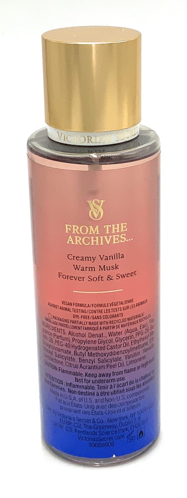 Victoria's Secret Vanilla Lace Fragrance Mist 8.4 fl oz Archives Collection Beauty & Personal Care Victoria's Secret