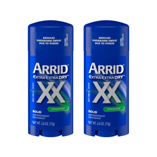 ARRID XX Anti-Perspirant Deodorant Solid Unscented 2.6 oz ( Pack of 2) Beauty and Personal Care Arrid