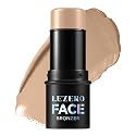 Cream Bronzer Stick, Multi-use Contour Stick for Face Shaping, Matte Finish Beauty Wand for Sculpt the Face, Easy to Apply, Longwear, Waterproof Beauty & Personal Care Lezero
