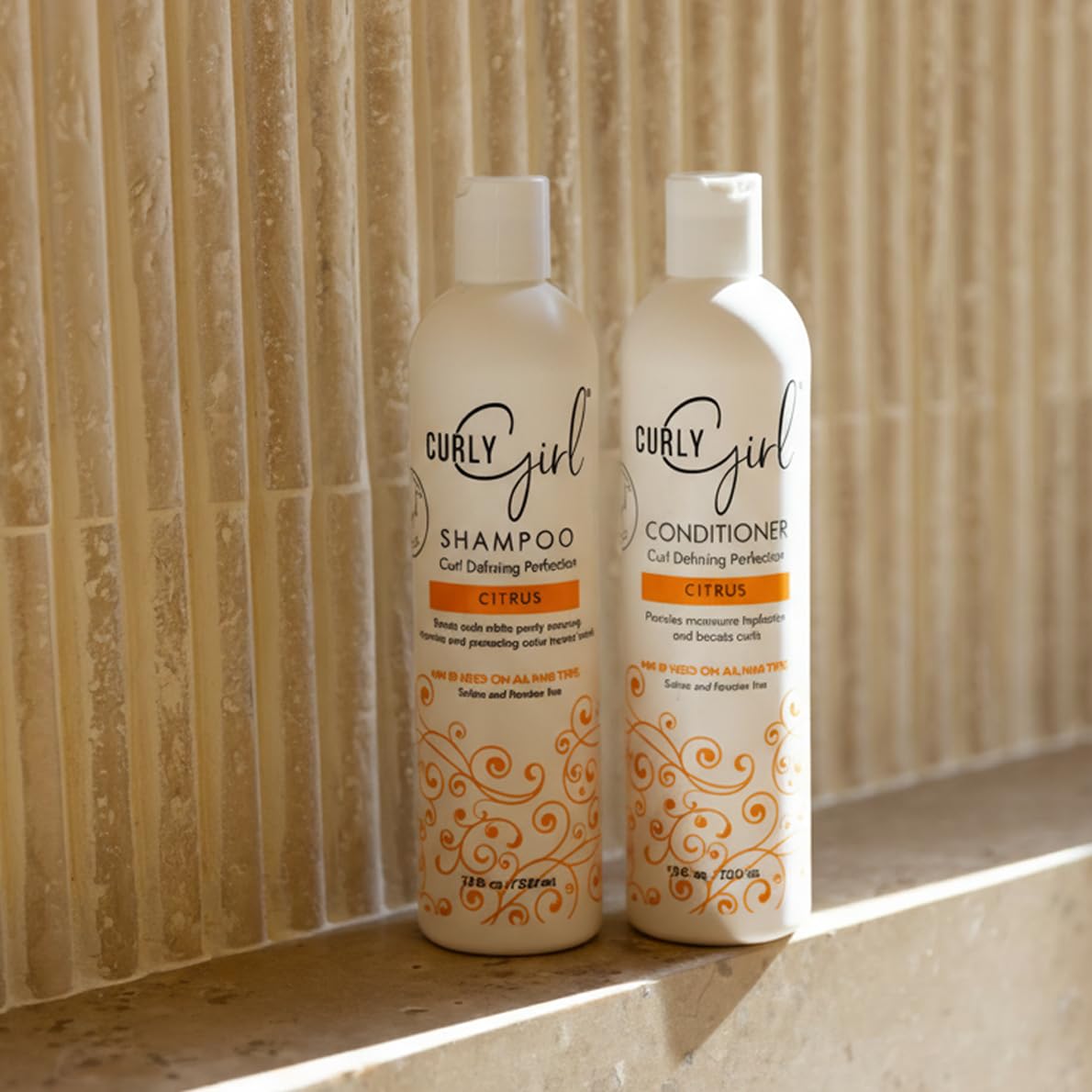 Curly Girl Curl Hair Shampoo Conditioner Set 12 oz Bottles Curly Girl Method Approved Curly Girls Hair Care Frizz Control Beauty & Personal Care Curly Girl