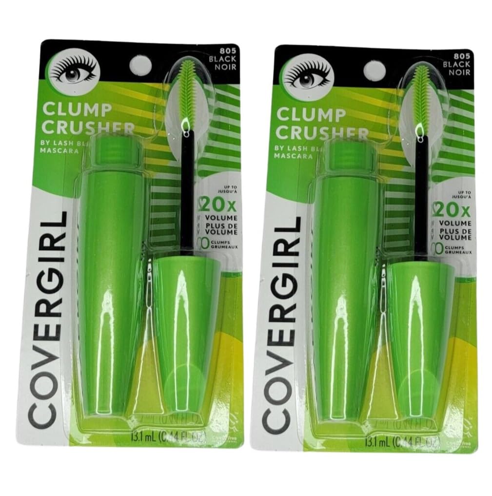 Pack of 2 CoverGirl Clump Crusher Mascara By Lashblast, Black 805 Beauty & Personal Care COVERGIRL