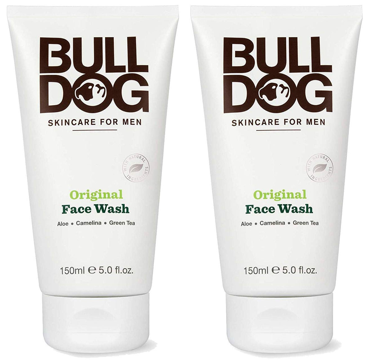 Bulldog Skincare and Grooming For Men Original Face Wash, Pack of 2, 5 Ounce Beauty & Personal Care BULLDOG