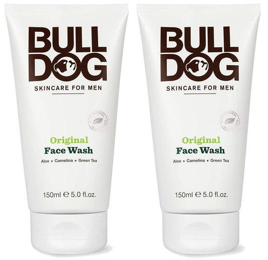 Bulldog Skincare and Grooming For Men Original Face Wash, Pack of 2, 5 Ounce Beauty & Personal Care BULLDOG