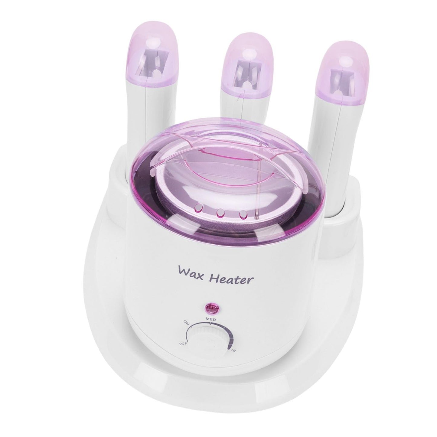 FILFEEL Roll Wax Machine, 220W 3 in 1 Wax Heater with Adjustable Temperature Knob and Transparent Lid, Removable Inner Pot for Home and Professional Beauty and Personal Care FILFEEL