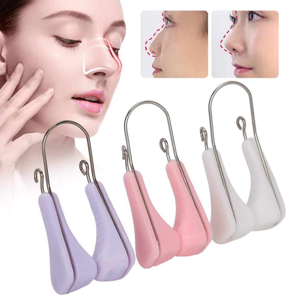 FILFEEL 3Pcs Nose Shaper Lifter Clip, Nose Beauty Up Lifting Soft Safety Silicone Rhinoplasty Nose Bridge Straightener Corrector Slimming Device Beauty and Personal Care FILFEEL