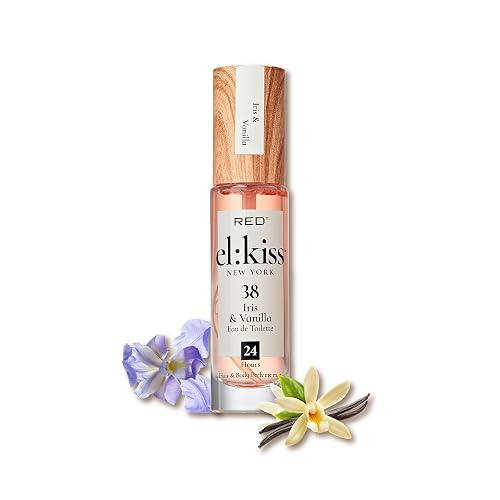 EL:KISS Hair Perfume & Body Mist, Iris & Vanilla Inspired by La V. E. Belle, Eau de Toilette 30mL (1.01 Fl Oz), Hydrating & Long-Lasting, Alcohol Beauty & Personal Care EL:KISS