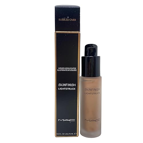 M.A.C Cosmetics Skinfinish Lightstruck Liquid Highlighter - Bubbled Over - (Neutral champagne) 0.5 fl oz / 15 mL Beauty & Personal Care MAC