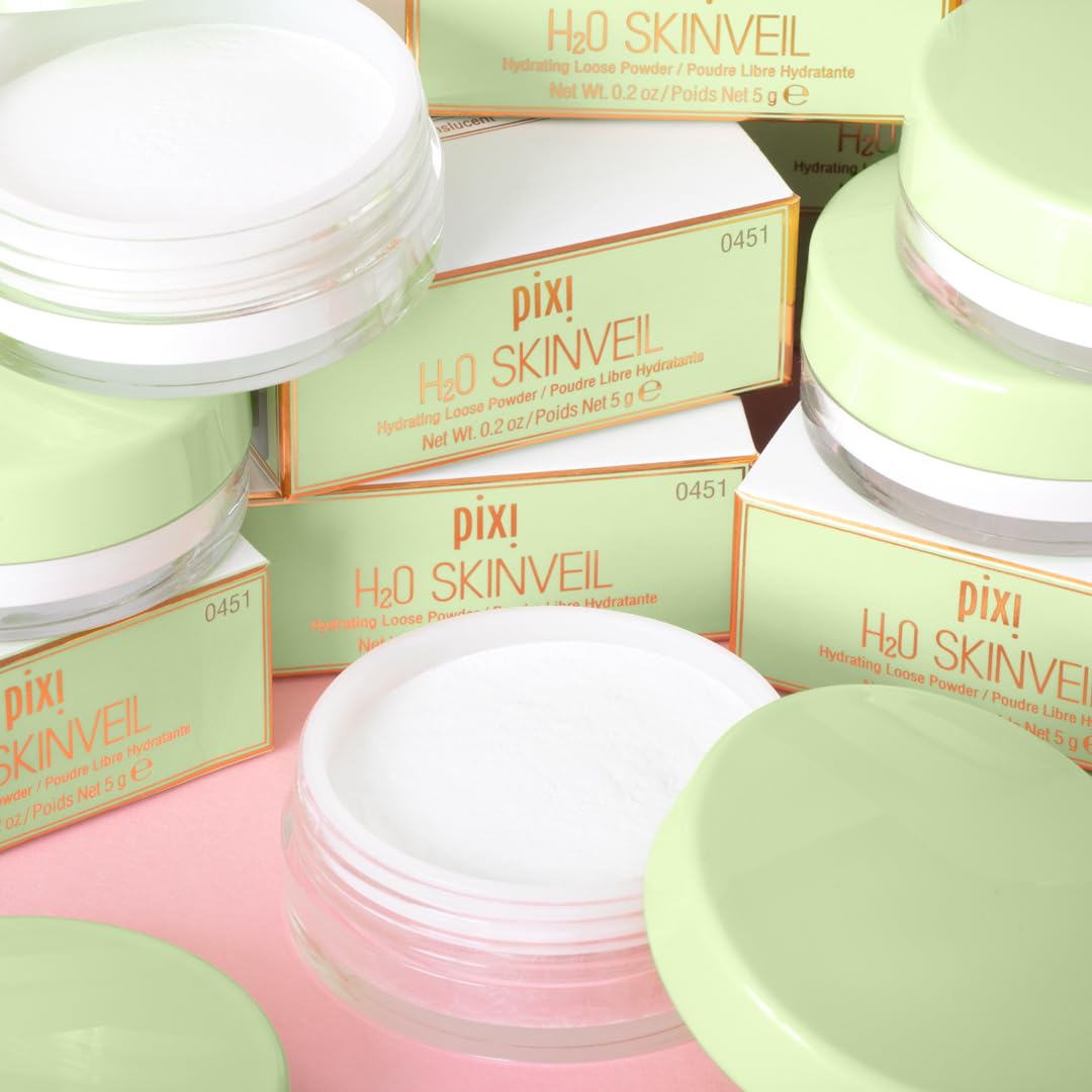 Pixi H2O Skinveil | Lightweight Setting & Finishing Powder | Blurs, Hydrates & Sets Makeup | Velvet Skin-Like Finish | 0.2 oz/5 g Beauty & Personal Care Pixi