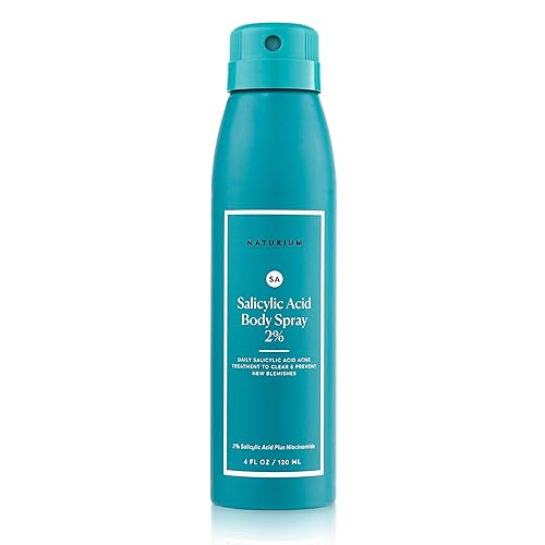 Naturium Salicylic Acid Body Spray 2%, Blemish-Fighting & Pore Treatment, with Niacinamide Plus Encapsulated Salicylic Acid, 4 oz Beauty & Personal Care Naturium
