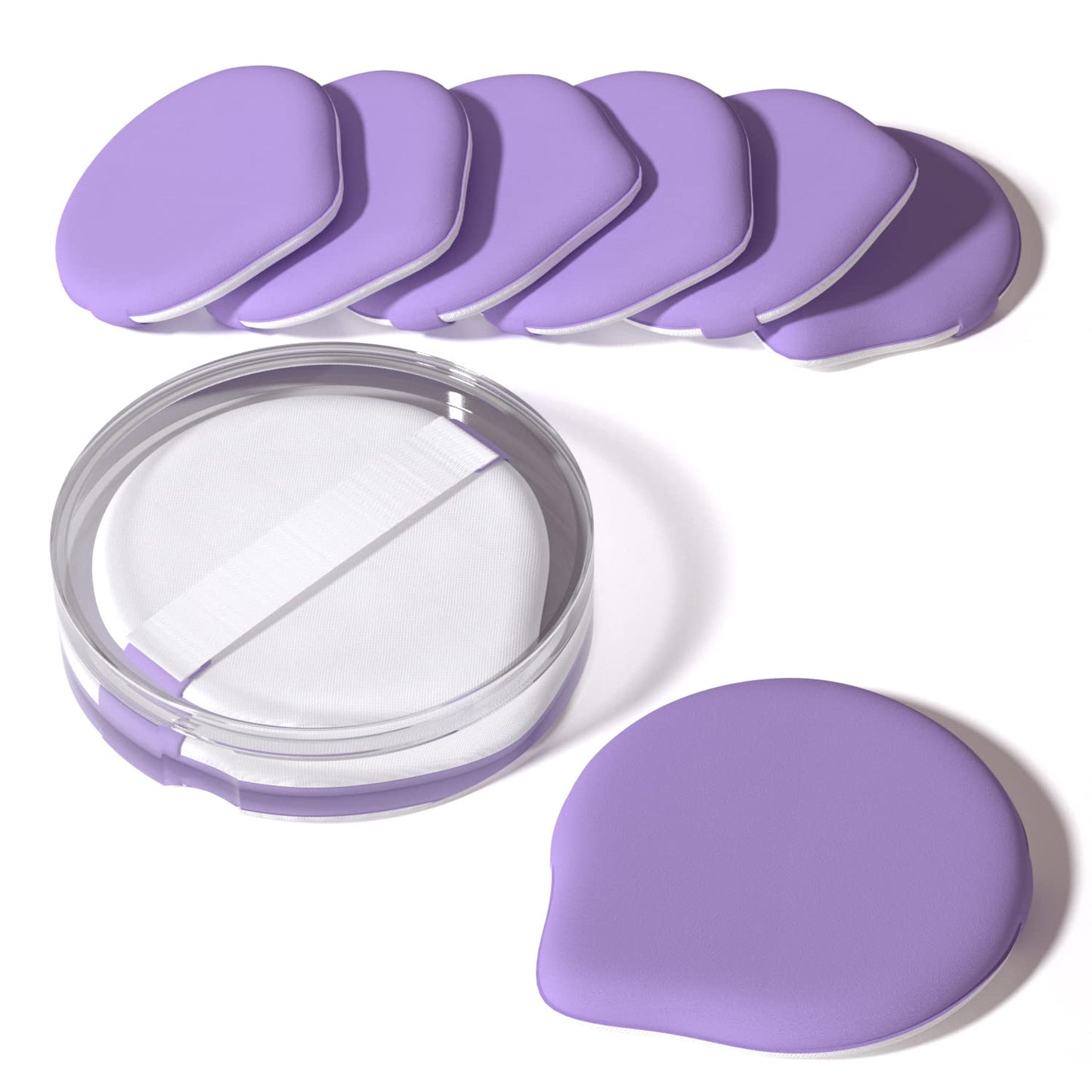 MOHOPE 8Pcs Air Cushion Makeup Puffs for Foundation with Portable Box, No Latex Blending Sponge for Liquid, Cream, Foundation and Powder, Teardrop Beauty & Personal Care MOHOPE