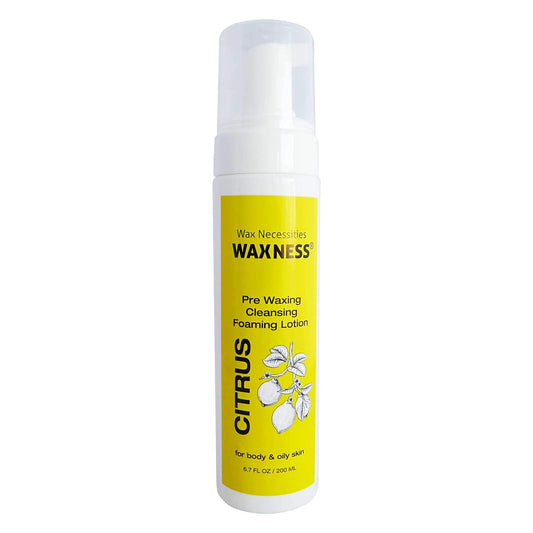 Waxness Pre Waxing Cleansing Foaming Lotion 6.7 fl oz (200 ml) - Skin Prep Cleanser for Oily Skin Before Waxing, Removes Oil & Residue - Made in Italy Beauty and Personal Care Waxness