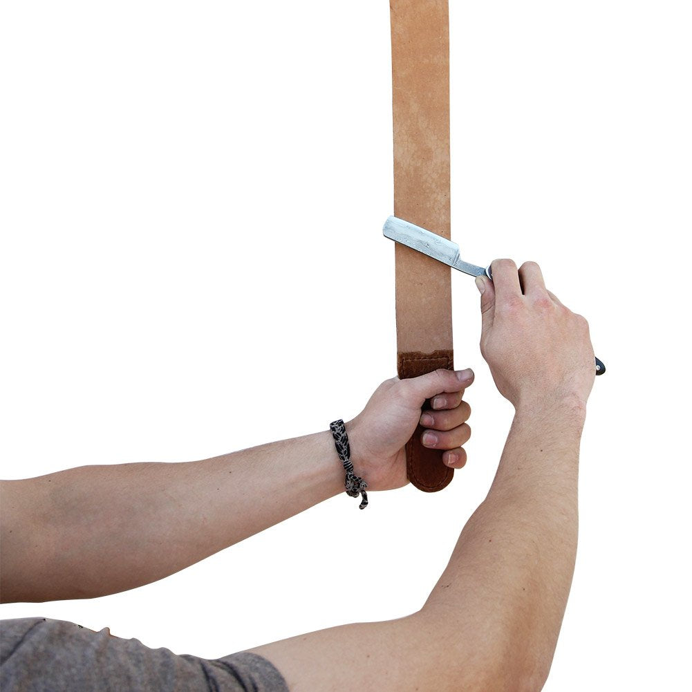 Armory Replicas Cut Throat Genuine Leather Razor Strop Beauty and Personal Care Armory Replicas