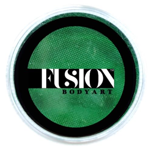 Fusion Body Art Pro Face Paint | Prime Fresh Green (32gm), Professional Quality Water Activated Face and Body Paint Supplies Single Makeup Cake Beauty & Personal Care FUSION BODY ART