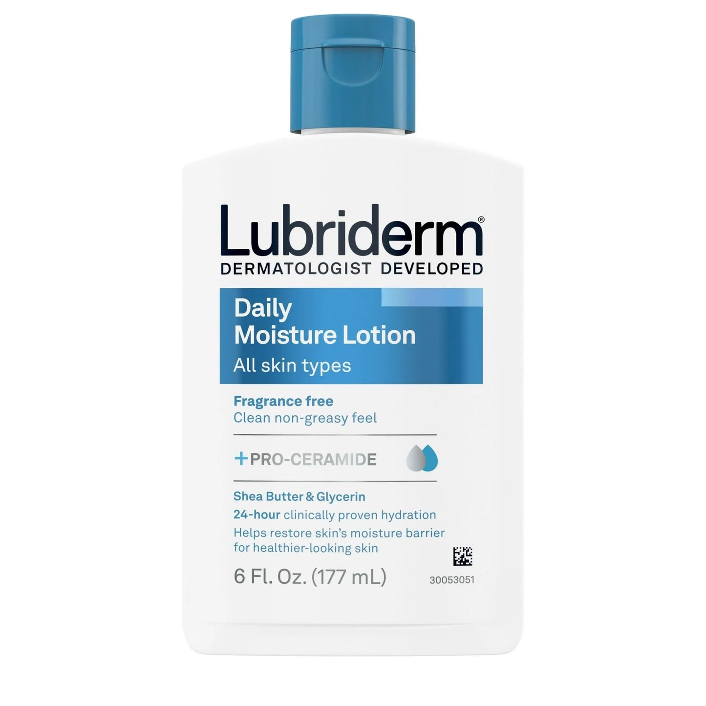 Lubriderm Daily Moisture Lotion Fragrance Free 6 oz (8 Pack) Beauty & Personal Care Lubriderm