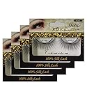 "4 Pairs" of Miss 3D Volume Tapered False Eyelash Extension M345 Beauty & Personal Care Miss Lash