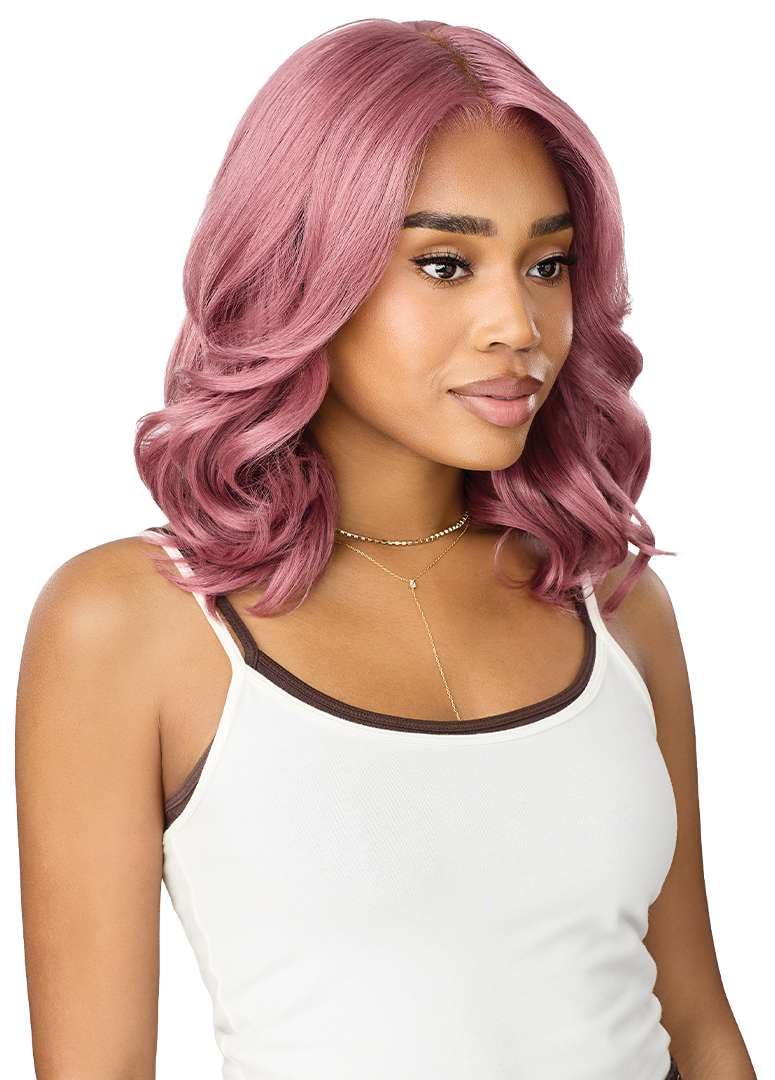 Outre Lace Front Wig - Perfect Hair Line 13X6 Lace Frontal - OnVybes - OnVybe 16 (OFF BLACK 1B)