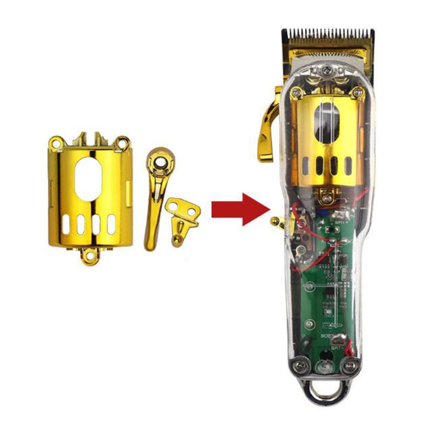 Upgrade Plastic Modified Hair Clipper Cover Shell for Wahl 8591 8148 8504 Hair Clipper Beauty and Personal Care DAGIJIRD