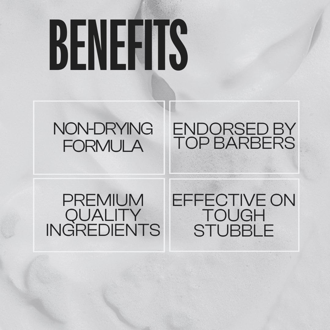 Men Rock Shave Cream - Black Pomegranate - Mens Shaving Cream - Moisturizing Shaving Foam for Men - Non-Drying Formula - Cruelty-Free - 3.5 oz Beauty and Personal Care Men Rock