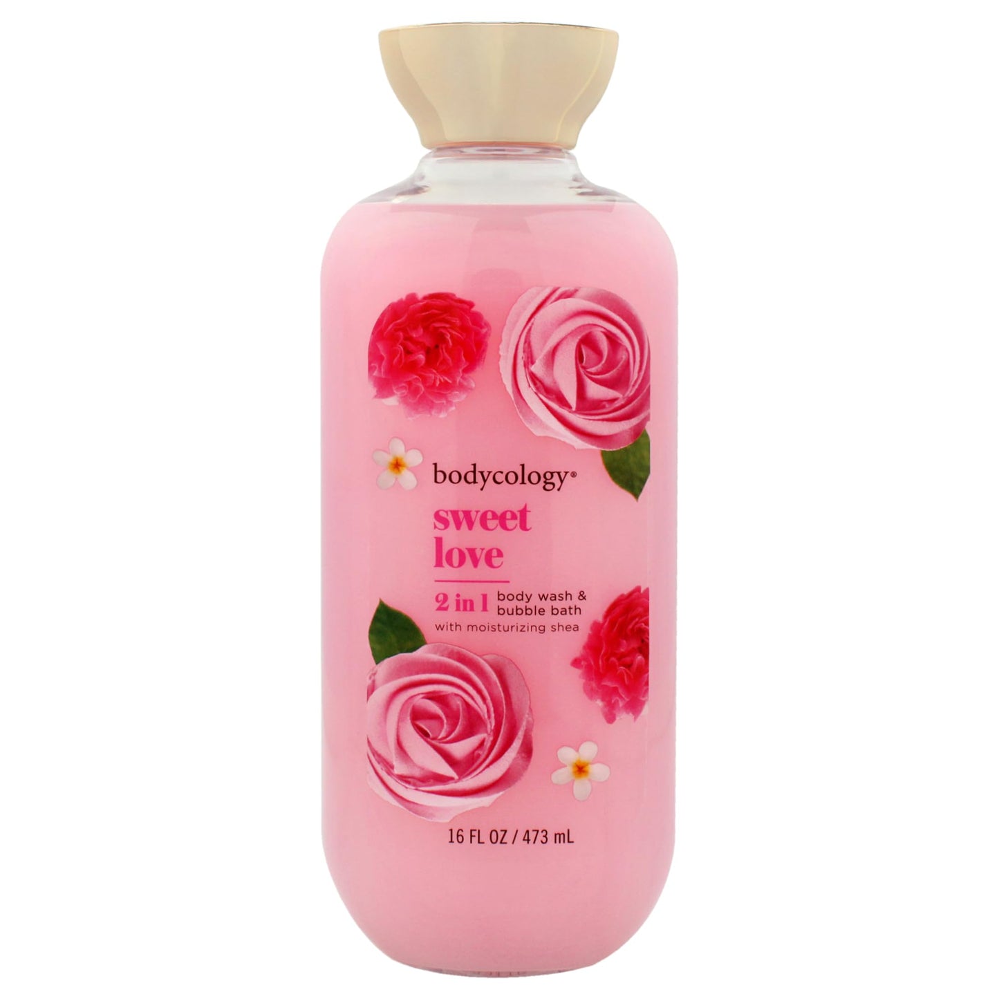 2 in 1 Body Wash and Bubble Bath - Sweet Love by Bodycology for Women - 16 oz Body Wash Beauty & Personal Care Bodycology