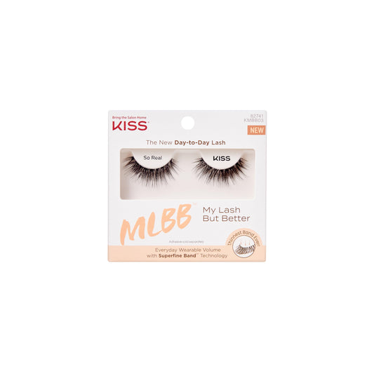 KISS My Lash But Better, False Eyelashes, 'So Real', 12mm, Includes 1 Pair Of Lash, Easy to Apply, Reusable Lash Clusters Beauty & Personal Care KISS