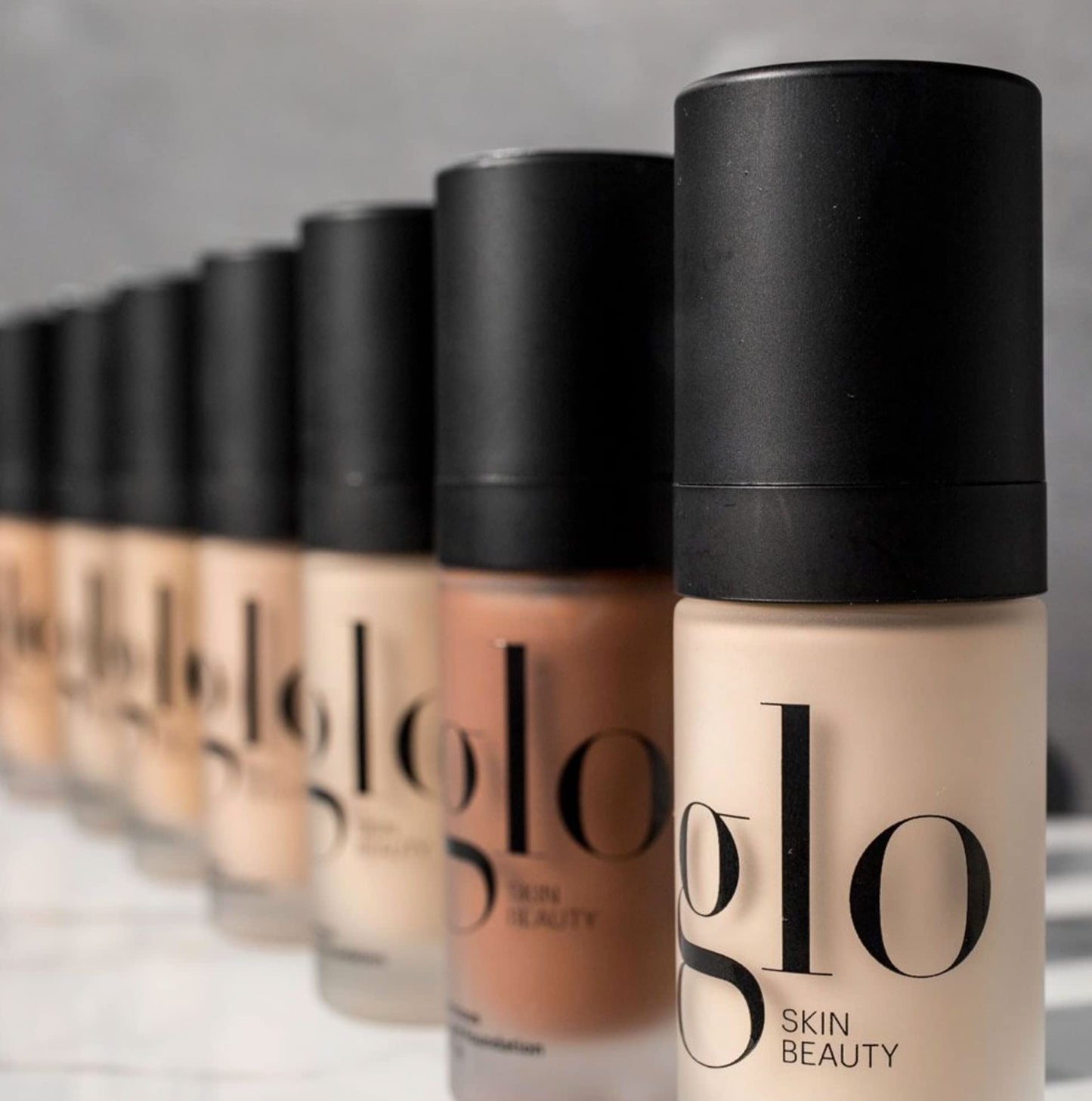 Glo Skin Beauty Luminous Liquid Mineral Foundation Makeup with SPF 18 (Tahini) - Improves Uneven Skin Tone, Smooths & Corrects Imperfections, Sheer Beauty & Personal Care Glo Skin Beauty
