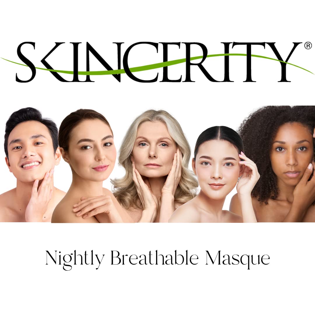 Skincerity Nightly Breathable Masque - Apple, Grapeseed Oil and Vitamin E, Anti-Aging, Reduce Pore Size and Wrinkles, Hydrating and Nourishing Beauty & Personal Care Skincerity