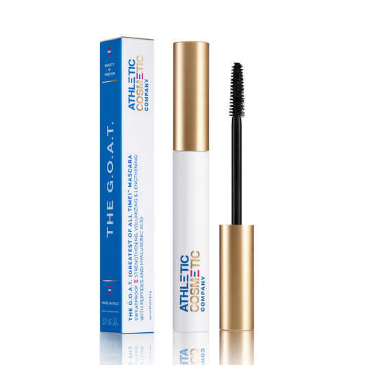 The G.O.A.T. Waterproof & Sweatproof Mascara - Made for Athletes, Sport-Ready, Long-Wear, Smudge-Proof, Volumizing, Lengthening, Vegan, Clean Mascara Beauty & Personal Care ATHLETIC COSMETIC