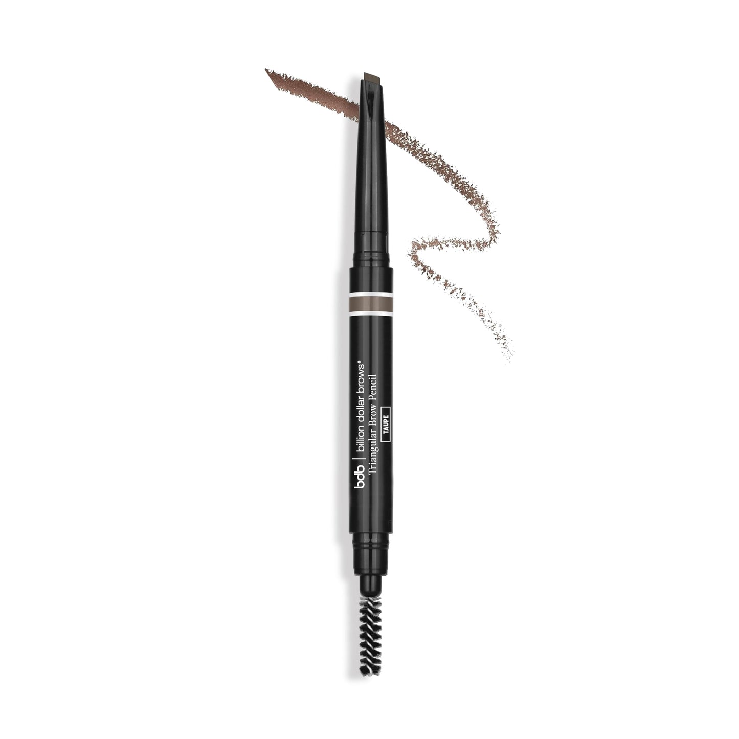 Billion Dollar Brows Universal Eyebrow Pencil - Dual-Ended with Triple Threat Triangular Tip & Spoolie, Waterproof, Natural Finish, Easy to Use, Vegan Beauty & Personal Care billion dollar brows