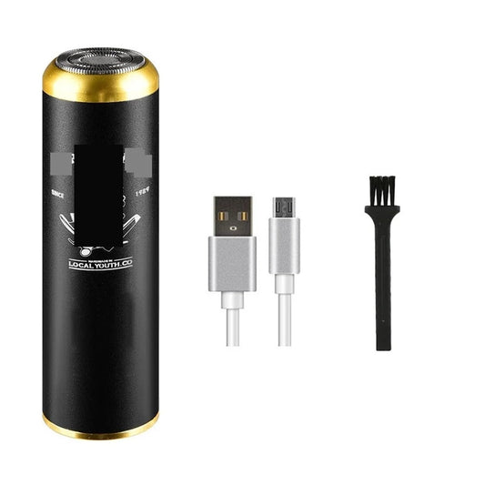 Razors Electric Shaver Vintage Hair Trimmer USB Rechargeable Shaver Men‘s Professional Hair Clipper Beard Trimmer Machine Metal Razor(Black) Beauty and Personal Care EWKYLSEM