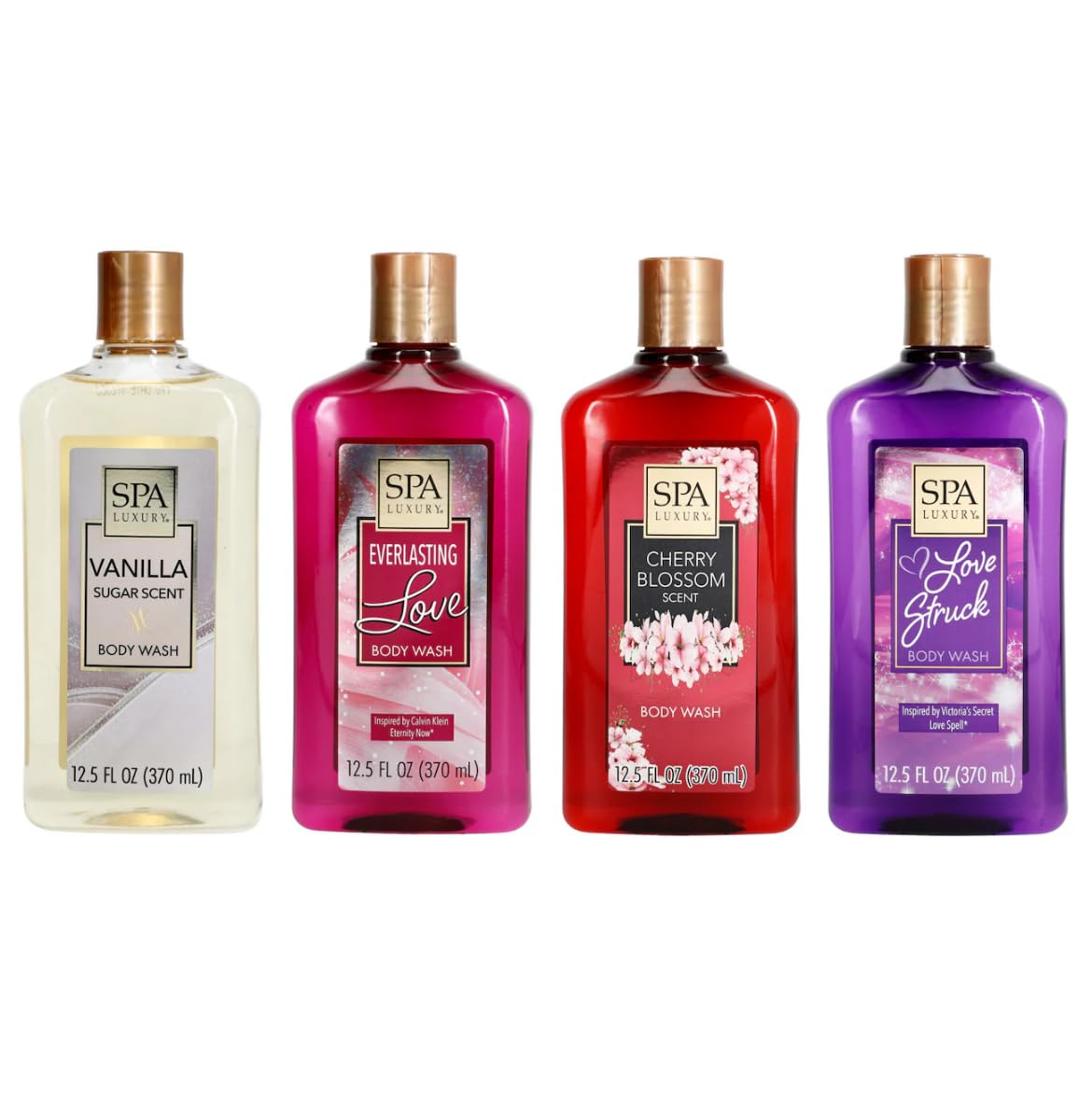 SPA LUXURY Cherry Blossom Scent Body Wash 12.5 oz Beauty & Personal Care Spa Luxury
