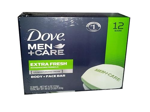 Dove Men's Bar Extra Fresh, 12 Count Beauty & Personal Care Dove