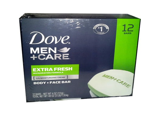 Dove Men's Bar Extra Fresh, 12 Count Beauty & Personal Care Dove