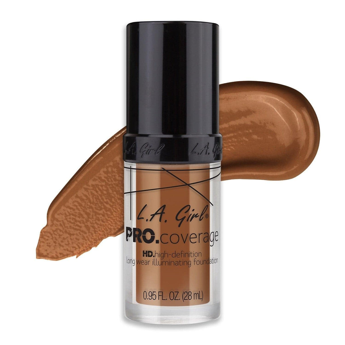 L.A. Girl Pro Coverage Liquid Foundation, Toast, 0.95 Fl Oz