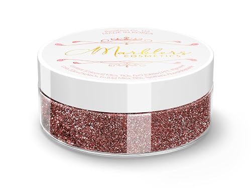 MARBLERS Chunky Natural Mica Powder [Jasper Pearl] 0.11oz (3g) | Highly Pigmented | Non-Toxic, Vegan, Cruelty-Free | Eyeshadow, Body Butter, Nail Beauty & Personal Care MARBLERS