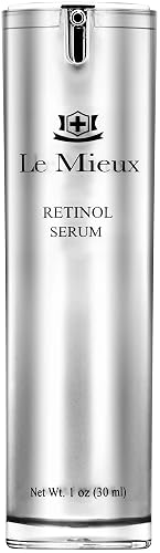Le Mieux Retinol Serum - Anti Aging 0.5% Retinol Face Serum with Skin Smoothing Peptides, Hyaluronic Acid & Apple Stem Cells to Help Visibly Address Beauty & Personal Care Le Mieux