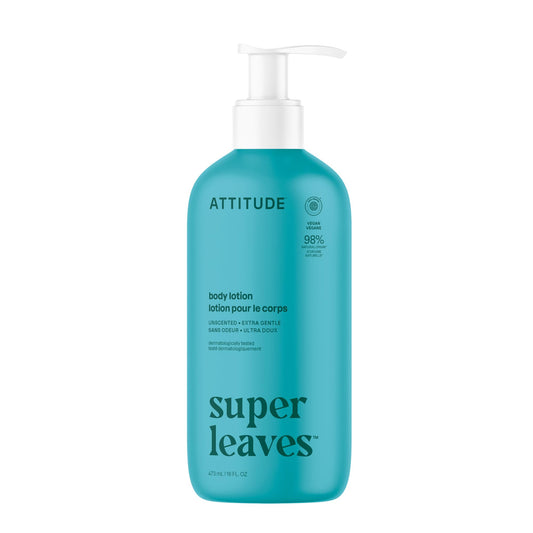 ATTITUDE Body Lotion, EWG Verified Moisturizer, Vegan Skin Care Products, Non-Greasy, Hydrating for Dry Skin, Cruelty Free, Extra Gentle, Unscented Beauty & Personal Care BIO SPECTRA ATTITUDE