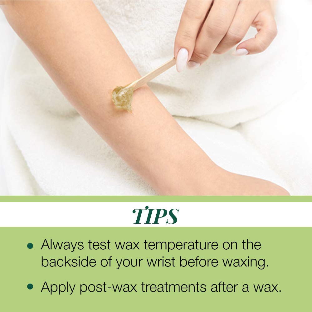Clean + Easy Azulene Sensitive Soft Wax - Wax for Sensitive Skin Hair Removal, Gentle & Soothing Formula for Face & Body, 14 oz Beauty and Personal Care Clean + Easy