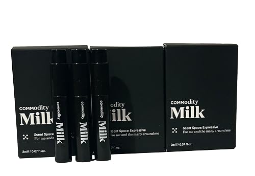 Commodity MILK UNISEX Perfume EDP Vial 2 ml / 0.07 oz - Set of 3 Beauty & Personal Care Commodity