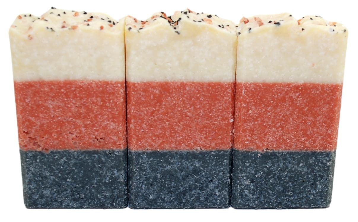 Traverse Bay Bath and Body,Three salts all natural handmade cold process bar soap, essential oil soap. 3 bar pack 16 + oz. Made in the USA Beauty & Personal Care Traverse Bay Bath and Body