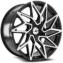 Azara AZA-511 22x9.5 5x135 +25 Cb 78.1 Gloss Black & Machined Beauty & Personal Care Azara