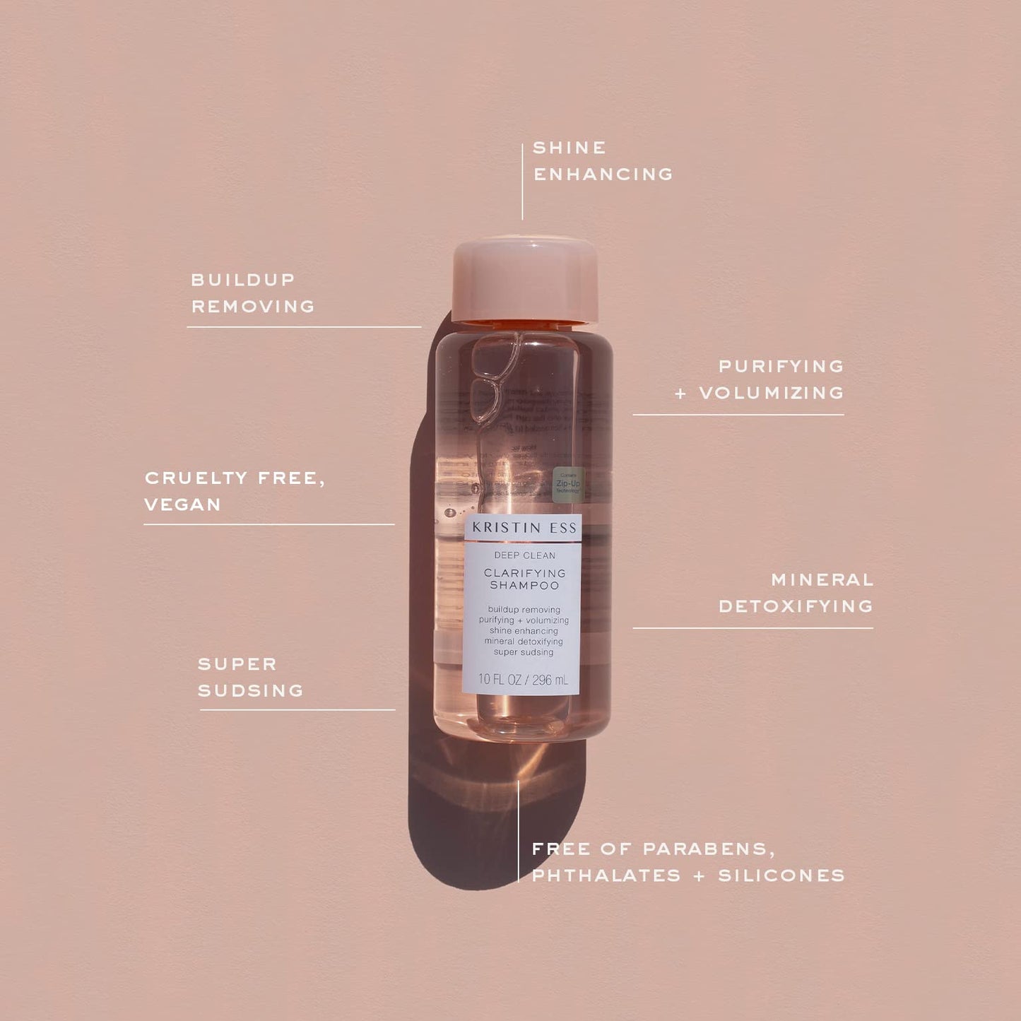 Kristin Ess Hair Deep Clean Clarifying Shampoo & Weightless Shine Leave In Conditioner - Removes Build Up, Volumizes Oily Hair, Detangles, Adds Shine Beauty & Personal Care Kristin Ess