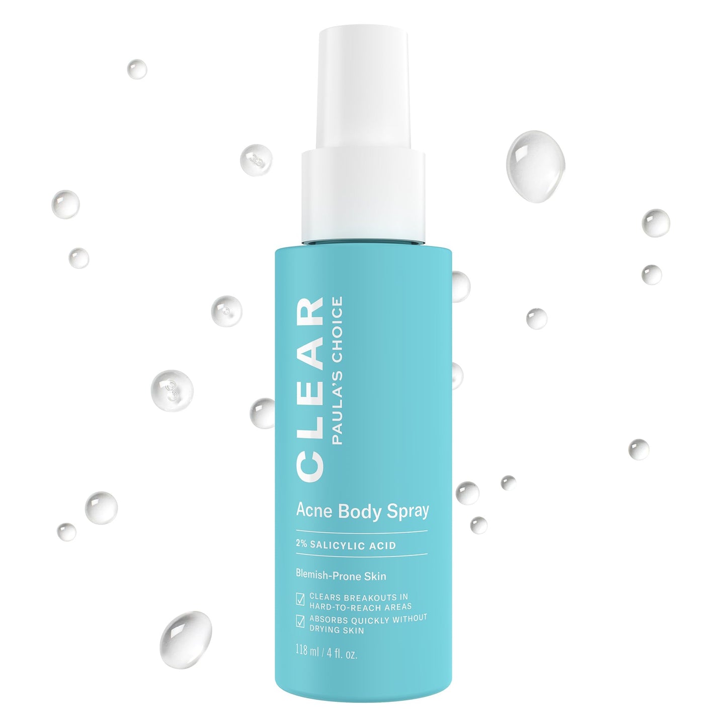 Paula's Choice CLEAR Exfoliating Back & Body Acne Spray, Bacne Spray with 2% BHA Salicylic Acid Back Acne Treatment for Clogged Pores, Blackheads Beauty & Personal Care Paula's Choice