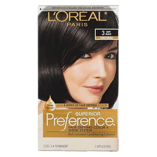 L’Oreal ParisSuperior Preference - 3 Soft Black (Natural) 1 Each (Pack of 2) Beauty & Personal Care L'Oreal Paris