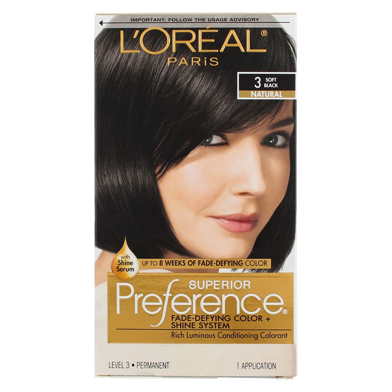 L’Oreal ParisSuperior Preference - 3 Soft Black (Natural) 1 Each (Pack of 2) Beauty & Personal Care L'Oreal Paris