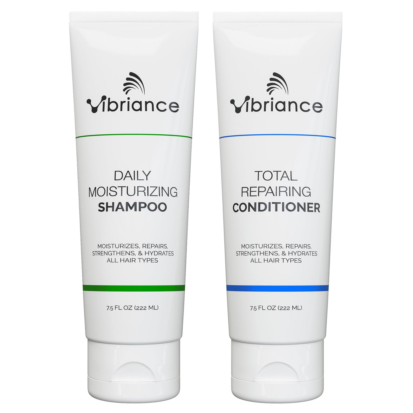 Vibriance Shampoo and Conditioner Set - Strengthening Wash Infused with Biotin for Dry, Damaged, Aging Hair - Deeply Hydrating, Moisturizing Beauty & Personal Care Vibriance