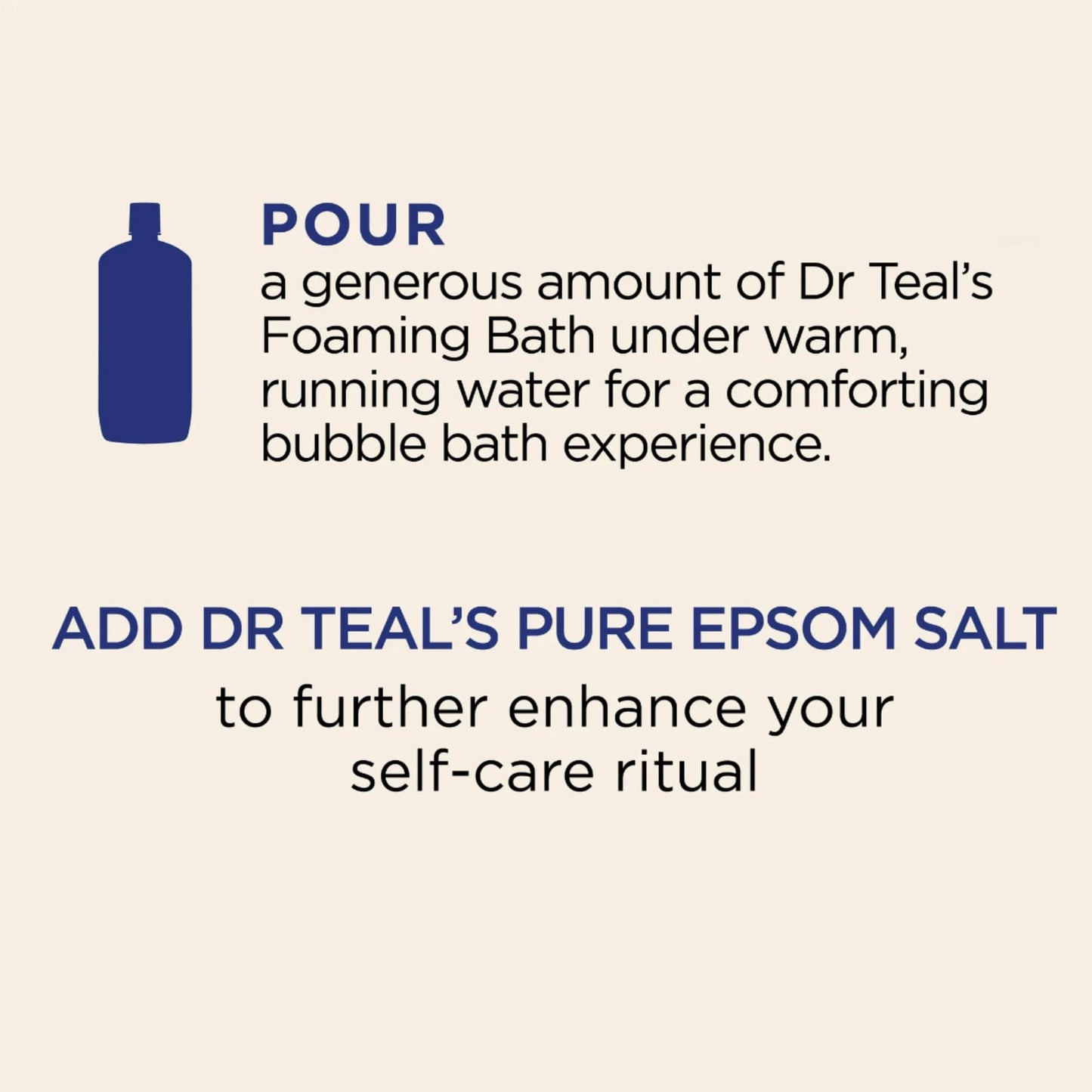 Dr Teal's Cozy Vanilla Season Comfort Pure Epsom Salt Soak and Cozy Vanilla Season Foaming Bath Duo Pack Beauty and Personal Care Dr Teal's