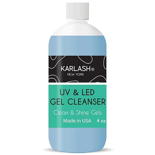Karlash Max Uv & Led Gel Cleanser for Nails Clean & Shine Gels (4 Ounce) Beauty & Personal Care Karlash